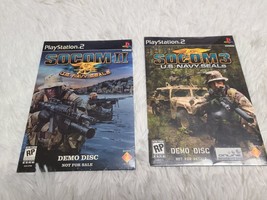 Socom II (2) &amp; 3 Lot: US Navy Seals DEMO DISC Games Playstation 2 PS2 NE... - $9.45