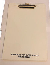 Alka-Seltzer “Super Plays For Super Results” Vintage Promotional Clip Board - €8,09 EUR