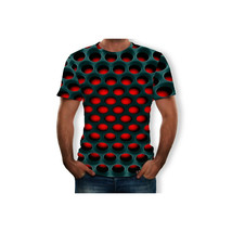  Men&#39;s 3D Graphic T Shirt   3D Rings Novelty Fashion Shirt Casual Short ... - $18.34