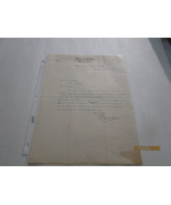 STATE OF KANSAS SENATOR  CHAIRMAN  TC CARVER SIGNED LETTER 3/2/1907  EPH... - $170.00