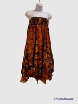 Womens  Summer ,Sun,Boho ,Hippie  ,Vintage Smocked Cotton Dress. - £14.16 GBP