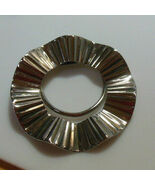 Silver-tone Signed Jeri-Lou Pleated Scarf Clip - $17.81
