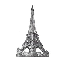 Ars Antigua Writing Blocs Eiffel Tower (1889) Classic Note Pad Stationery - £7.04 GBP