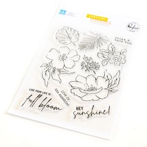 Pinkfresh Studio Clear Stamp Set 4&quot;X6&quot;-Sunshine On My Mind PF157322 - £17.00 GBP