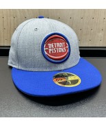 New Era Detroit Pistons Low Profile NBA Hat Size 7 59Fifty Fitted 70387792 - $31.19