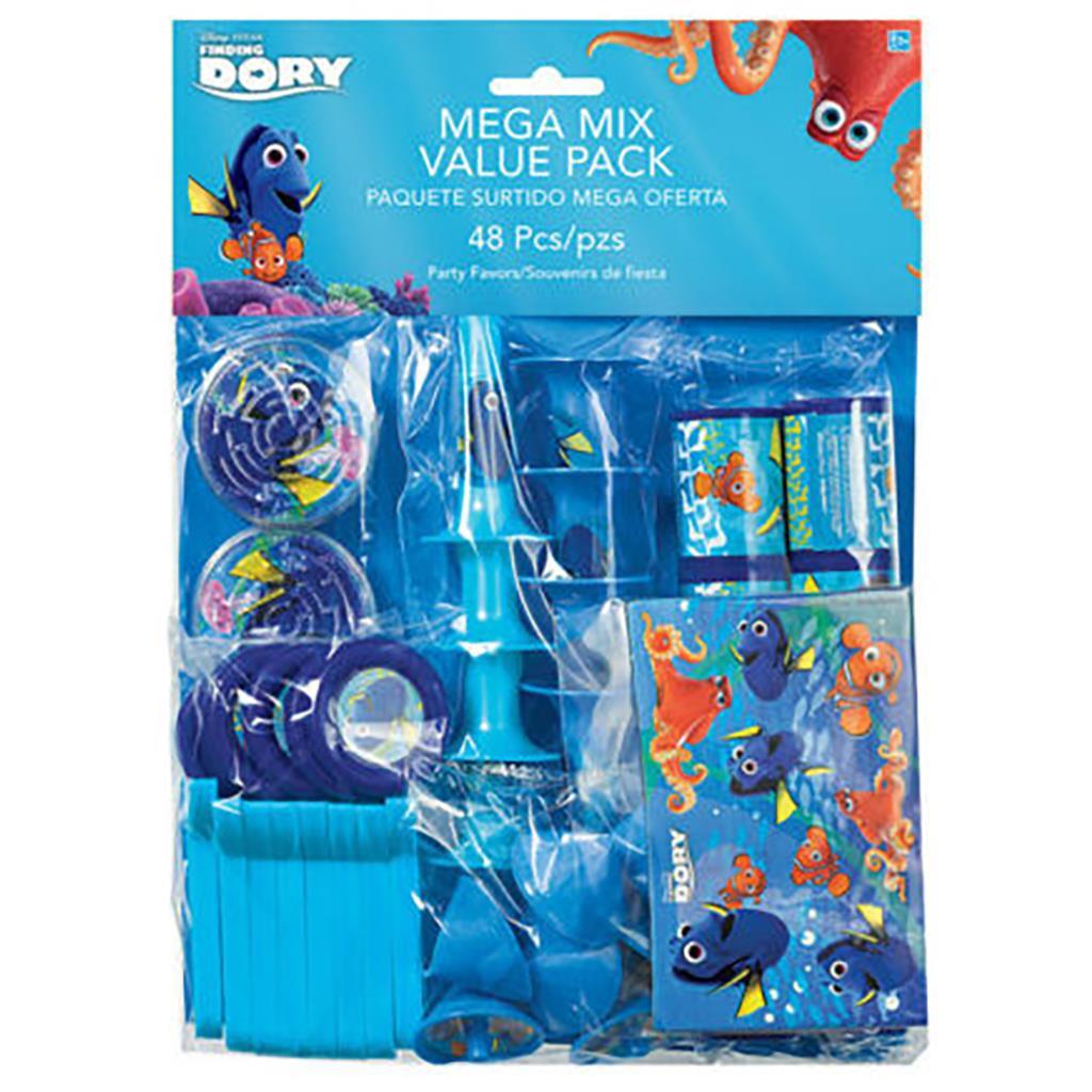 Finding Dory Party Favors Mega Birthday Party Value Pack 48 Pieces New - $10.95