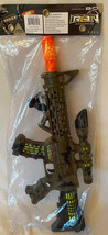 Acoustopic Gun Dk Grn Special Forces DF-38218 54CM Shooting SOUND/LIGHT New!! - £11.81 GBP
