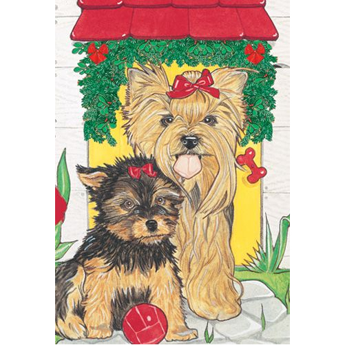 Pipsqueak Productions Yorkshire Terriers Holiday Boxed Cards - $33.99