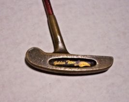 Le Fiell GOLDEN TITAN Brass Head Putter 1960&#39;s Ruby Red 35&quot; Shaft RARE V... - £31.35 GBP