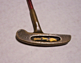 Le Fiell GOLDEN TITAN Brass Head Putter 1960&#39;s Ruby Red 35&quot; Shaft RARE V... - £30.98 GBP