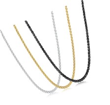 3 Pcs Chain Necklace for Men, 4mm Stainless Steel - £43.91 GBP