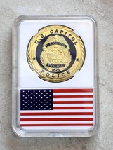 U S Capitol Police Challenge Coin wtith Presentation Box. New, fast shipping - £11.90 GBP