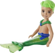 Barbie Dreamtopia Chelsea Mermaid Doll with Coral-Colored Hair &amp; Tail, Tiara Acc - £7.83 GBP