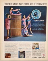 1966 Print Ad Frigidaire Announces Space Age Refrigeration Refrigerator  - £13.38 GBP