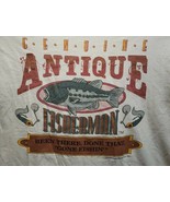 Vintage 1994 Laid Back Ent Inc Genuine Antique Fisherman SS T-Shirt Size XL - £35.80 GBP