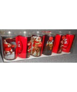 RARE 1997 Mint in Package COCA COLA - SANTA CLAUS Miniature Can Set - $2,822.32 MXN