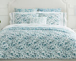 Sferra Duchesse Blue King Duvet Set 3 PC Cadet Floral Print Reversible I... - $230.00