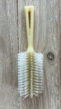 Vintage STANLEY Half Round Hair Brush Nylon Bristle Beige Cream Rotary - £101.47 GBP