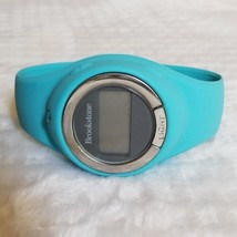 Brookstone with Blue Silicone Band Digital Flashlight Watch  - £7.89 GBP