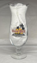 Hard Rock Cafe Hurricane Glass 9&quot; Tall 30oz Atlanta - £7.47 GBP