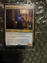 Scheming Fence PROMO Magic The Gathering New Capenna 219p MTG Human RARE - $4.81