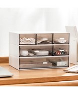 Desk Organizer-3 Tier Stackable Storage Drawers With 6, And Other Things. - £30.62 GBP