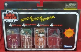 Star Wars The Bad Batch Special 4-PACK 3.75&quot; Action Figures New - £39.21 GBP