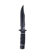 SOG Tech Bowie - Fixed 6.4&quot; Black Plain Blade Kraton Handle Kydex Sheath - $191.51