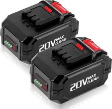DSANKE 2Pack 20V 6.0Ah Lithium-Ion Battery Replace for KIMO 20V, Fast Charge - £65.75 GBP