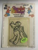 Makit &amp; Bakit - The World Of Disney - Pluto - &quot;Stained Glass&quot; Suncatchers - £19.69 GBP