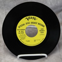 Johnny Hodges Earl Hines 45 rpm Verve Record C-Jam Blues /John Brown&#39;s B... - $27.43