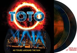 40 Tours Around The Sun[3 LP][Blue/Orange Starburst Swirl] [Vinyl] Toto - $33.99