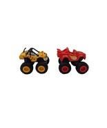 Lot Of Two Blaze And The Monster Machine Vehicles Blaze And Stripes Mattel  - $19.64 CAD