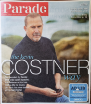Parade Magazine: Kevn Costner, Peter Fonda, The Beatles 17 Jun 2018 - $5.95