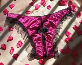 Hot Pink Panties, Thong Panties, Erotic Panties, Thong Lingerie, Sexy Pa... - $19.90