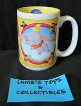 Disney Parks Authentic Dumbo flying cute 12oz ceramic coffee soup tea cup mug - £22.87 GBP
