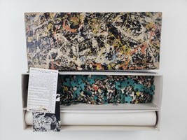 1964 Jackson Pollock Convergence Puzzle Worlds Most Difficult Complete S... - $42.56