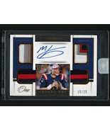 2021 Panini One Bronze Mac Jones Rookie Auto Jersey Quad Patch #15/25 Pa... - $499.99