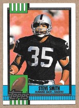 1990 Topps #283 Steve Smith Los Angeles Raiders - £1.11 GBP