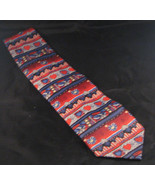 Hearts &amp; Packages Mens Necktie Red &amp; Blue - £6.99 GBP