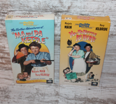 Lot of 2 Ma and Pa Kettle at Homer VHS Tapes Marjorie Main Percy Kilbride - £7.14 GBP