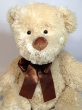 Anico Lotsa Love Teddy Bear Plush Stuffed Codified Bear w/ Brown Ribbon 22&quot; - £31.69 GBP