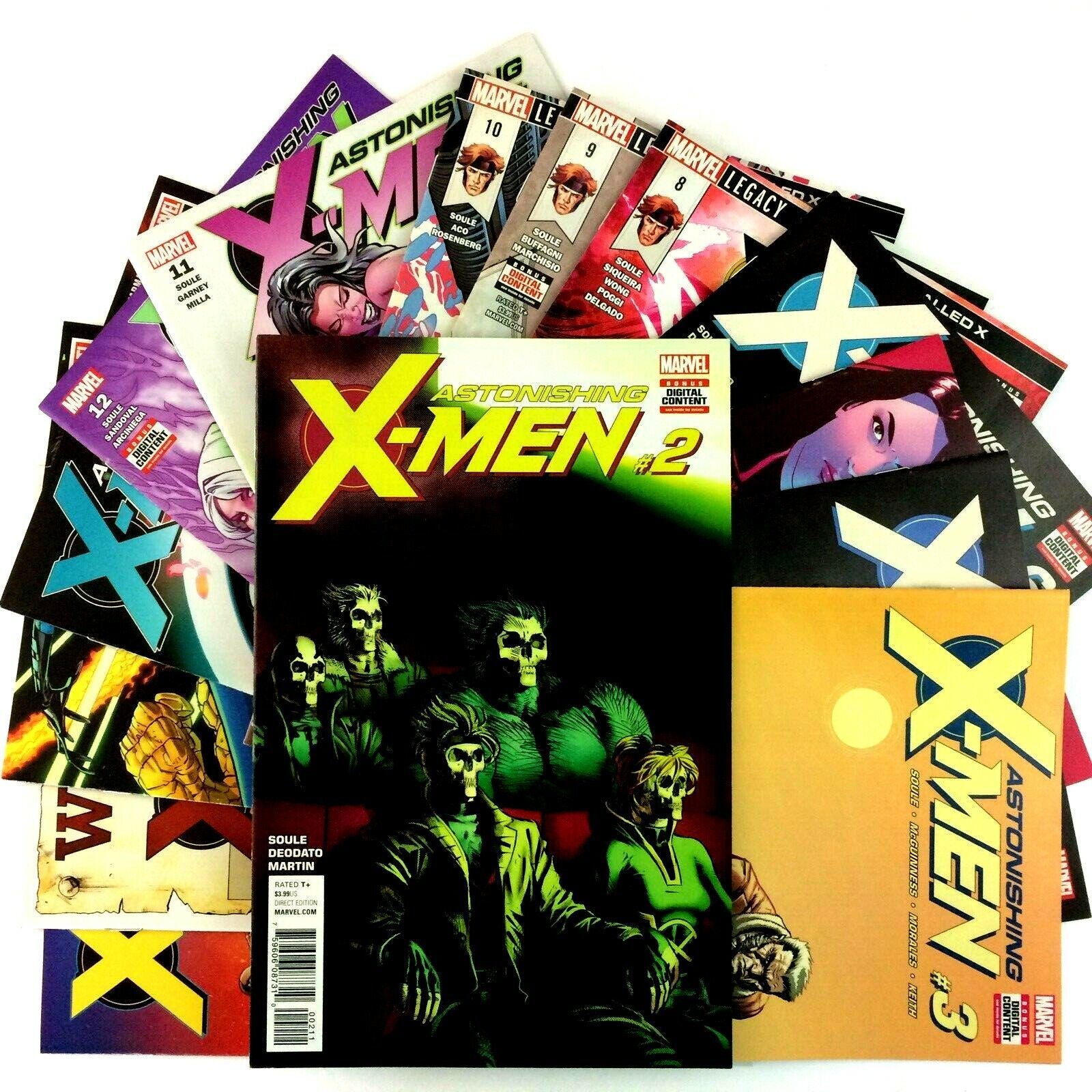 Primary image for Astonishing X-Men 14 Comic Lot Marvel 2 3 4 5 6 8 9 10 11 12 13 14 15 16 Gambit