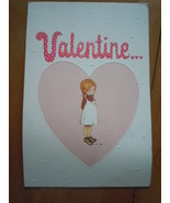 Vintage American Greetings Holly Hobbie Valentine Card - £4.71 GBP