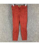 By Anthropologie Pants Women&#39;s Size 27 Taper Chino Cotton Blend Mid Rise - $529.88 MXN