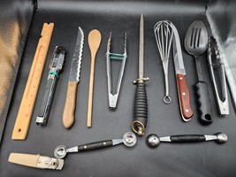 Assorted Kitchen Utensils - Vollrath, EKCO, Henkel, Utica, More - Some Vintage - $14.82