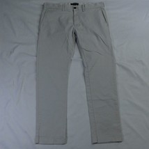 J.CREW Mercantile Flex 33 x 30 Khaki Slim Mens Chino Pants - £12.74 GBP