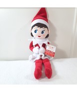 New Elf on the Shelf Plushee Pals Snuggler Girl plush doll skirt soft Bl... - £12.64 GBP