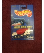 HOT WHEELS-OSHKOSH CEMENT MIXER-COLLECTOR-#144-1991-SEALED ON CARD - £5.21 GBP