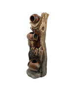 3-Tier Tree Trunk Fountain with Lights &amp; Pump - $6,625.56 MXN